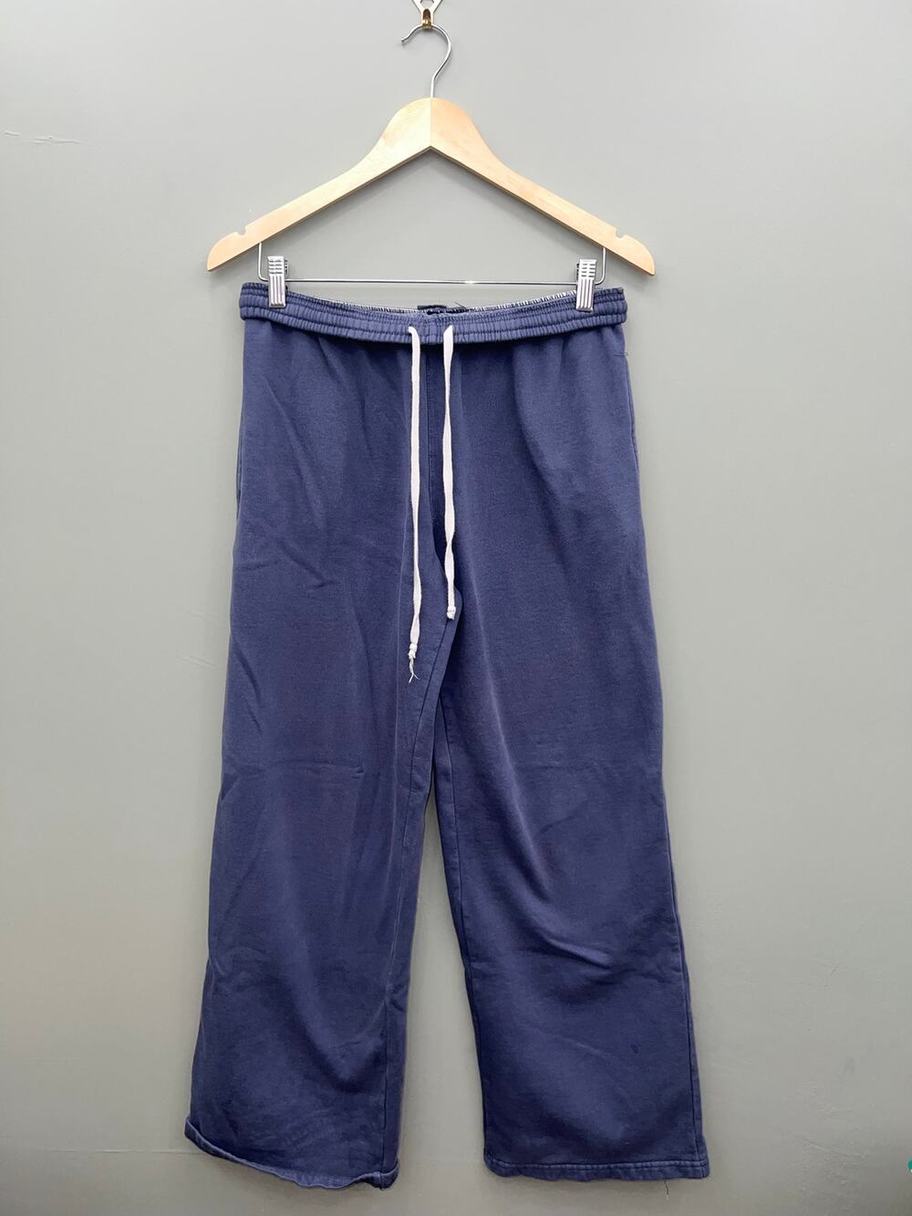 Brandy Melville J. Galt Navy Wide Leg Sweatpants Lounge Pants One Size